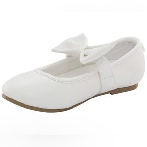 Carter's White Bow Dress Shoes for Kids